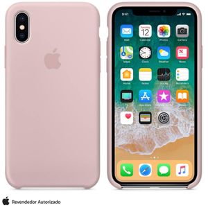 Capa para iPhone X de Silicone Areia Rosa - Apple - MQT62ZM/A
