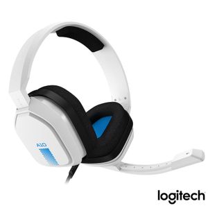 Headset Gamer Astro A10 Branco e Azul para PS4