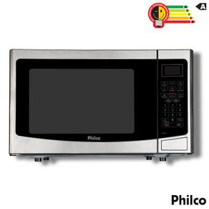 Micro-ondas Philco com 34 Litros de Capacidade Inox e Prata - PMO34IP