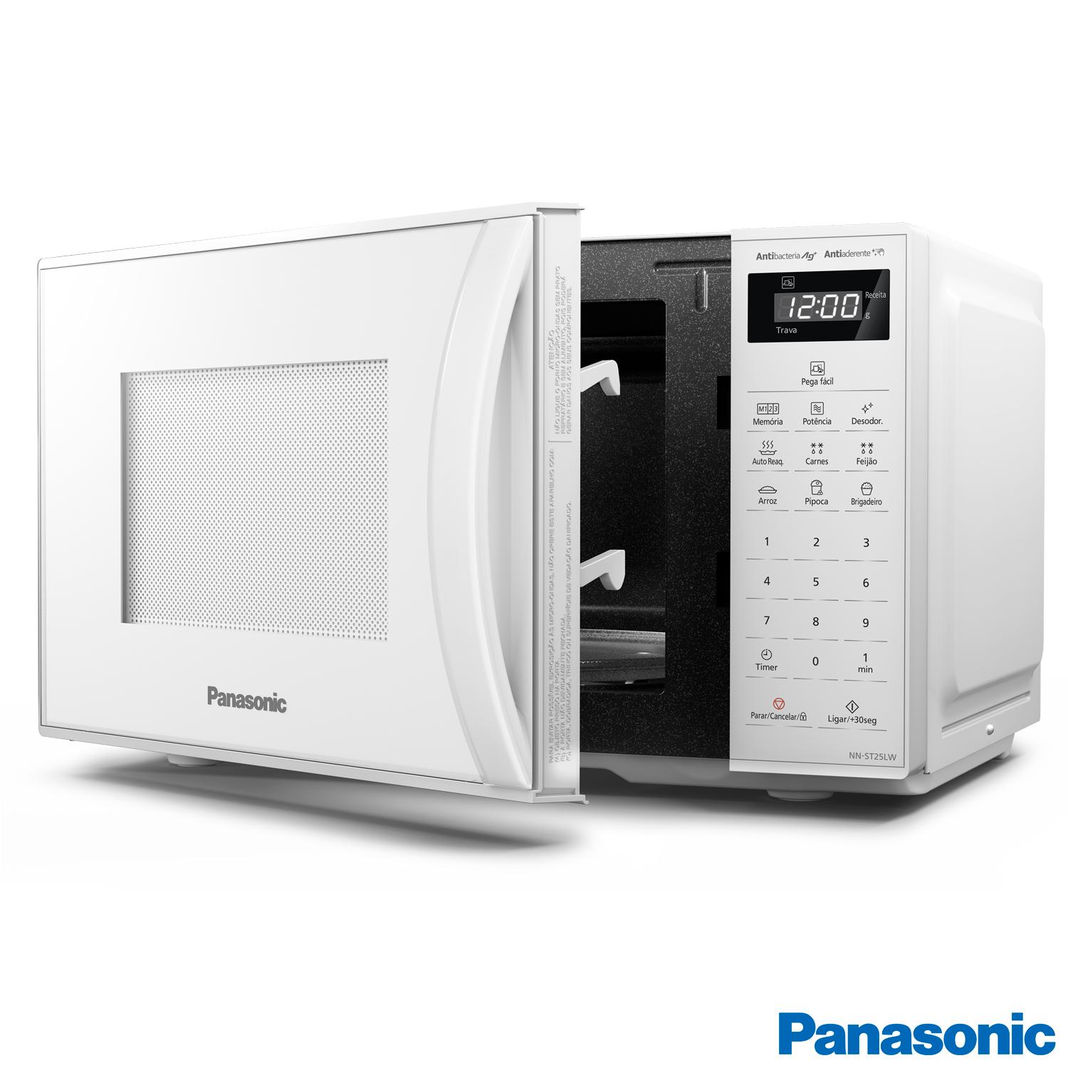 Micro-ondas de Mesa Panasonic com 21 Litros de Capacidade Branco