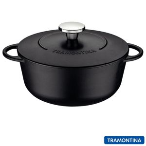 Caçarola Funda Trento em Ferro Esmaltado com 24cm  - Tramontina