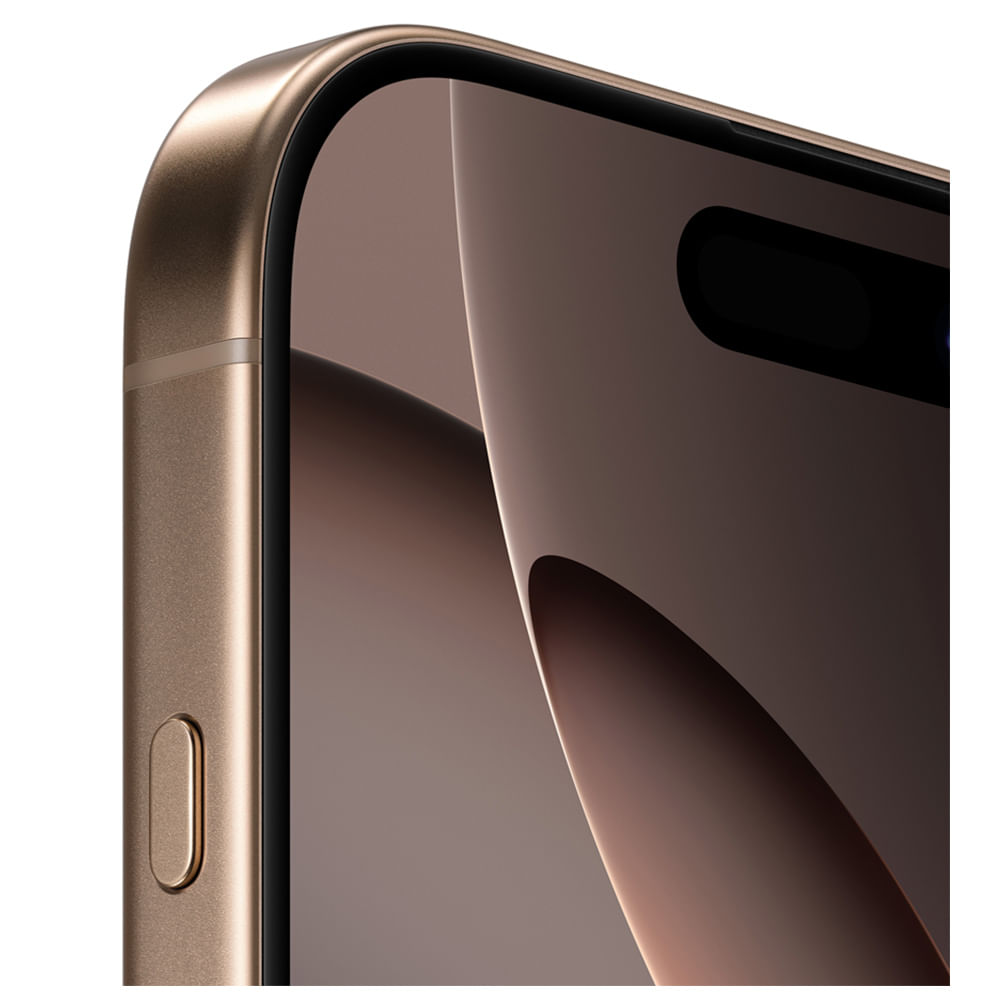 iPhone 16 Pro Apple (128GB) Titânio Deserto, Tela de 6,3