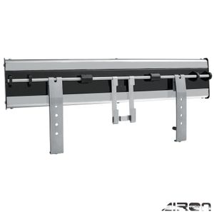 Suporte de Parede Flex para TVs de até 92" Preto e Inox - WALLMF100 - Airon