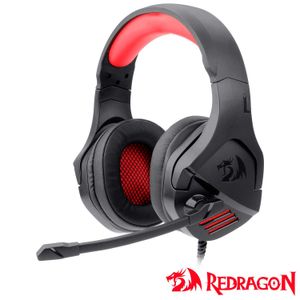 Fone de Ouvido Gamer Redragon Theseus Headset Preto - H250