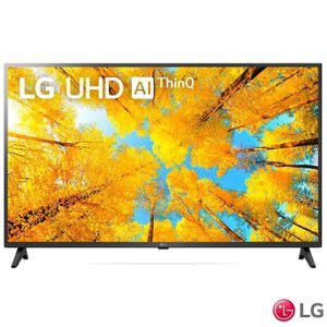 Smart TV LG 4K UHD 43" Polegadas com  WiFi, Bluetooth, HDR, ThinQAI e Google Alexa - 43UQ7500