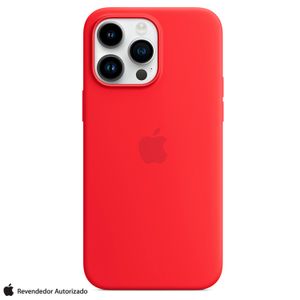Capa para iPhone 14 Pro Max com MagSafe em Silicone (PRODUCT)RED - Apple - MPTR3ZE/A