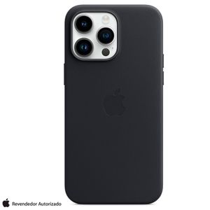 Capa para iPhone 14 Pro Max com MagSafe de Couro Meia Noite - Apple - MPPM3ZE/A