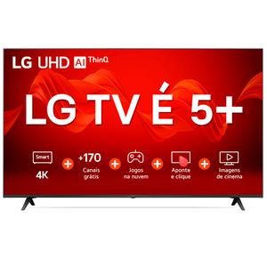 Smart TV LG LCD 55" Polegadas 55UR9050PSA UHD ThinQ AI HDR Bluetooth Alexa Google Assistente Airplay