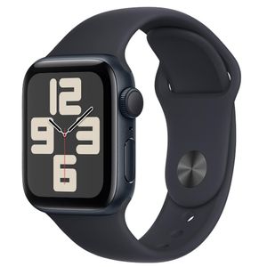 Apple Watch SE (GPS 40 mm) Caixa Meia-Noite de Alumínio Pulseira Esportiva Meia-noite – MG