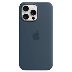 Capa para iPhone 15 Pro Max com MagSafe de Silicone Azul-tempestade - Apple - MT1P3ZM/A