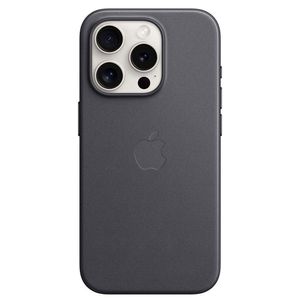 Capa para iPhone 15 Pro com MagSafe em Tecido FineWoven Preta - Apple - MT4H3ZM/A