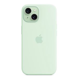 Capa para iPhone 15 com MagSafe em Silicone Menta-suave - Apple - MWNC3ZM/A