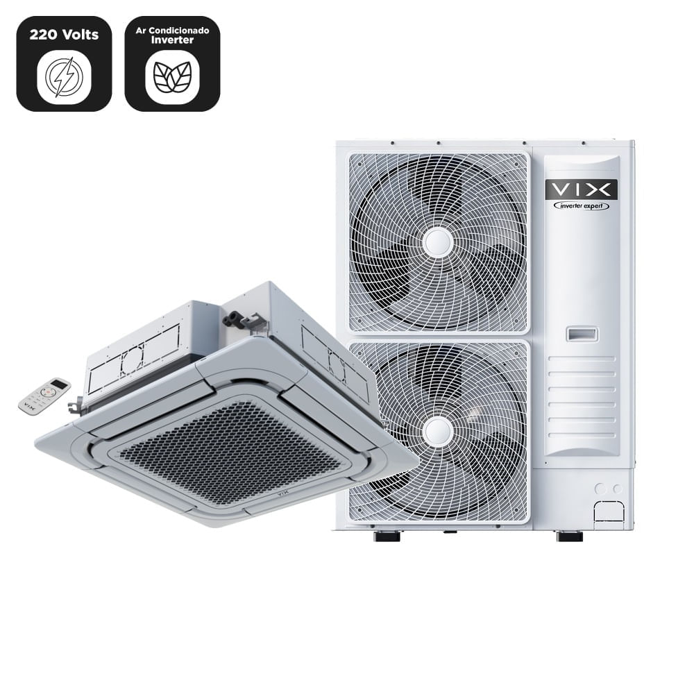 トップス RT-83155 Ar Condicionado Split Cassete Inverter Vix 55000 BTU/h Frio AUC