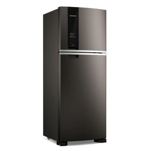 Refrigerador de 02 Portas Brastemp Frost Free A+++ 461 Litros Black Inox com Turbo Control e Fresh Box - BRM56FE