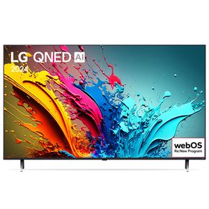 Smart TV LG QNED 86" Polegadas 86QNED85T, Processador α8 AI, Design Super Slim FreeSync e Wi-Fi