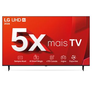 Smart TV 4K 55" LG UHD com Entrada HDMI e USB - 55UT9050PSA