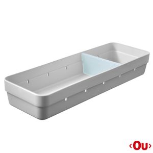 Organizador de Gavetas Logic com Divisória Branco Fechado - OU