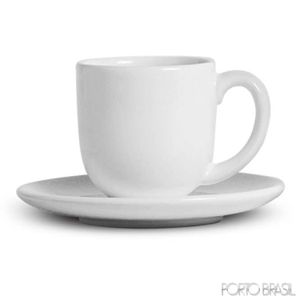 Xícaras para Café Coup em Faiança Feldspática com 06 Peças - Porto Brasil Cerâmica
