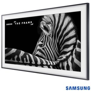 Smart TV 4K UHD Samsung LED 55? The Frame TV, com Suporte de Parede NO-Gap, Conexão Invisível e Wi-Fi - UN55LS003AG