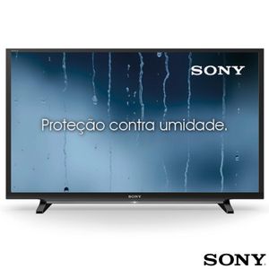 Smart TV HD 32" Sony KDL-32W655D/Z - alto brilho, botão Netflix, proteção contra poeira, relâmpagos e umidade