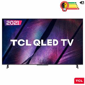 Smart TV TCL QLED Ultra HD 4K 55? Android TV com Google Assistant, Dolby Vision, HDR10+ e Wi-Fi - 55C725