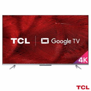 Smart TV TCL LED Ultra HD 4K 55" Google TV com Google Assistant, Borda Ultrafina e Wi-Fi - 55P725