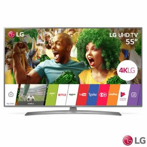 Smart TV 4K LG LED 55? com Upscaler 4K, HDR, Painel IPS 4K e Wi-Fi - 55UJ6585