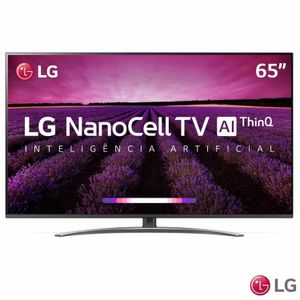 Smart TV NanoCell 4K LG LED 65" com WebOS 4.5, Controle Smart Magic e Wi-Fi - 65SM8100PSA