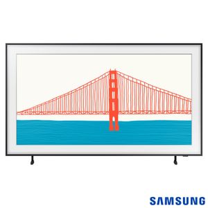 Smart TV Samsung The Frame QLED 32" Polegadas, com Modo Arte, Design Slim e Conexão Única - 32LS03T