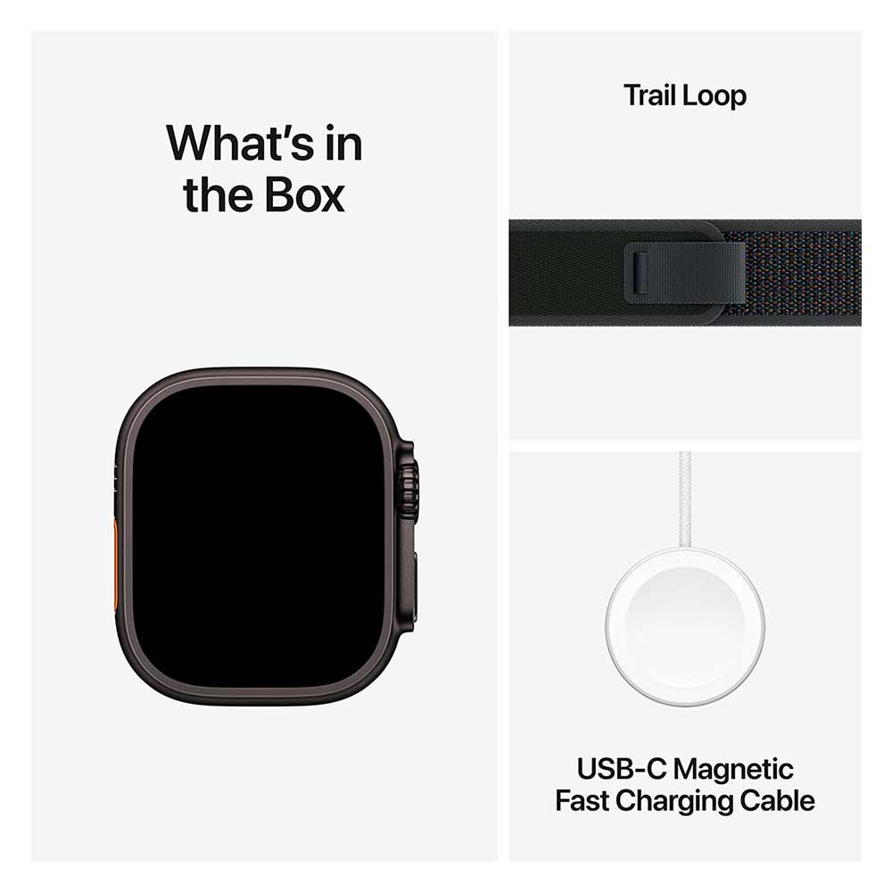 Apple Watch Ultra 2 (GPS + Cellular 49mm) Caixa Preta de Titânio
