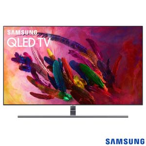 Smart TV 4K Samsung QLED UHD 55? com Modo ambiente, One Connect, PVR estendido e Wi-Fi - QN55Q7FNA