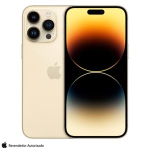 iPhone 14 Pro Max Apple (512GB) Dourado, Tela de 6,7", 5G e Câmera de 48MP