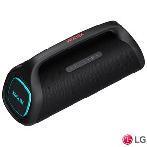 Caixa De Som Bluetooth LG XBOOM GO XG9 IP67 Resistente à Água E Poeira, Bateria De Até 24h, Iluminação, 80W + 40W R