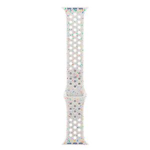 Pulseira Esportiva Nike para Apple Watch 41 mm em Alumínio Platina P/M - MUUK3AM/A