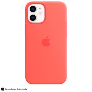 Capa para iPhone 12 Mini em Silicone Rosa Cítrico - Apple - MHKP3ZEA