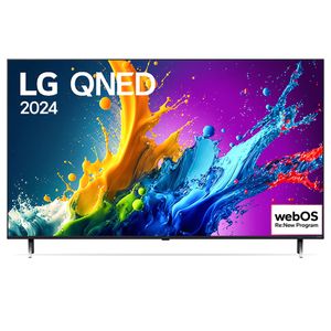 Smart TV 4K LG 55´´ Polegadas 55QNED80T QNED Processador α5 Ger7, AI, Alexa/Chromecast Integrado e webOS 24