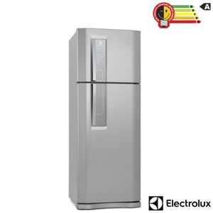 Refrigerador de 02 Portas Frost Free Electrolux com 459 Litros Inox e Cinza - DF52X