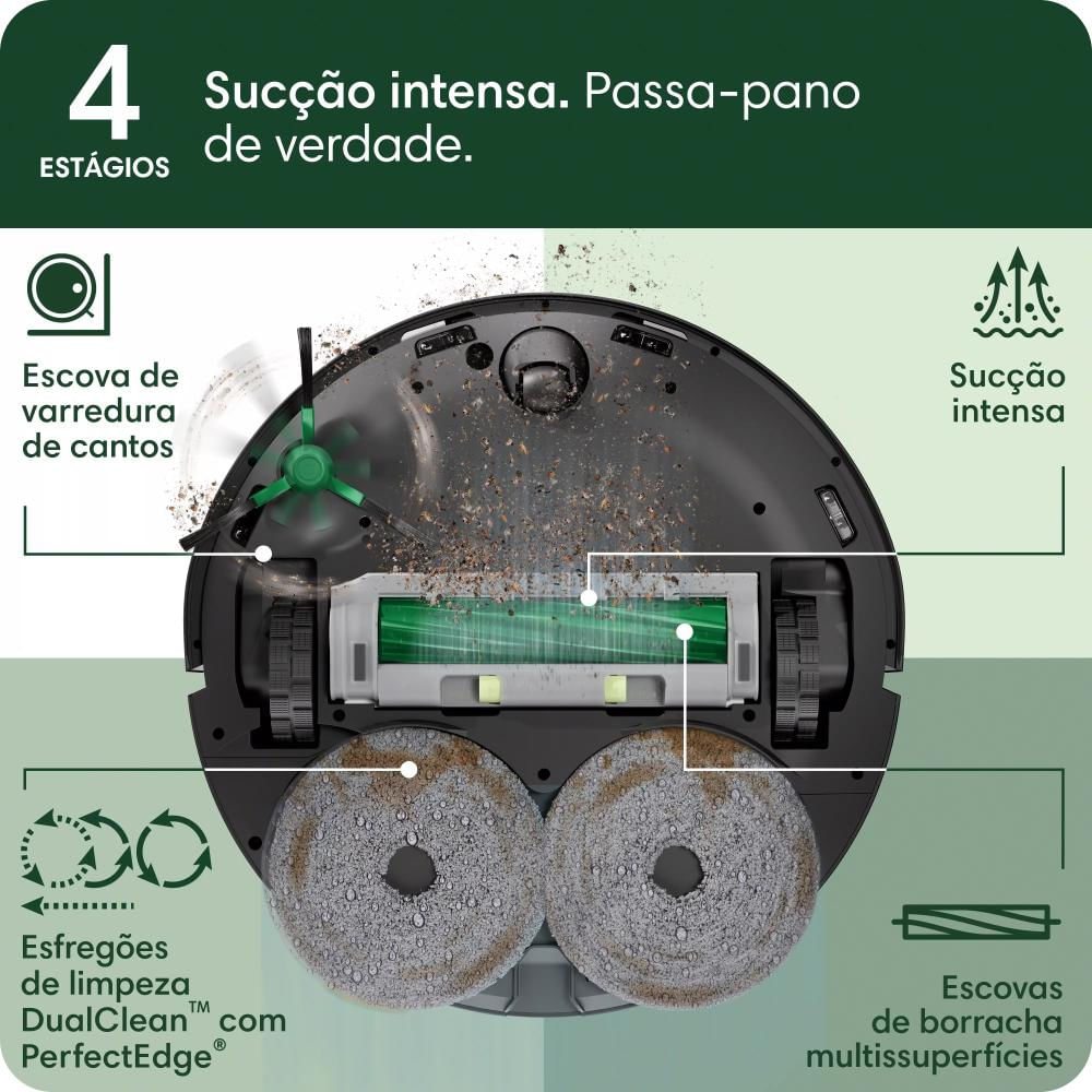 Robô Aspirador, 2 em 1, iRobot - Roomba Combo 505+ com Base