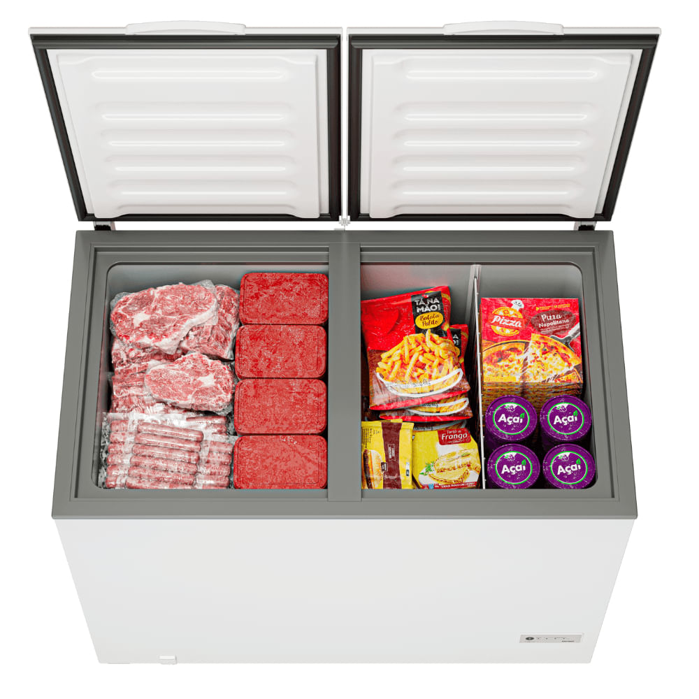 Freezer Horizontal Consul 2 Portas 414 Litros - CHB42FB | Fastshop