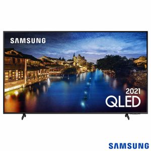 Smart TV QLED 4K Samsung 55" Polegadas, Pontos Quânticos, Tela Ultra-Wide, Alexa built in e Wi-Fi - 55Q60AA