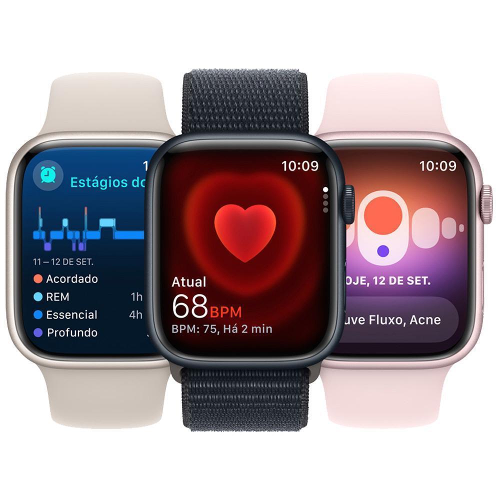 Apple Watch Series 9 (GPS 41 mm) Caixa de Alumínio (PRODUCT Apple Watch Series 9 (GPS 41 mm) Caixa de Alumínio (PRODUCT