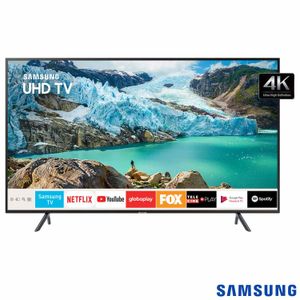 Smart TV Samsung UHD 4K RU7100 65", Visual Livre de Cabos, Controle Remoto Único e Bluetooth - UN65RU7100GXZD