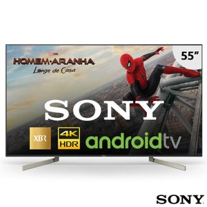 Smart TV 4K Sony LED 55? com X-Motion Clarity, 4K X-Reality Pro, UpScalling e Wi-Fi - XBR-55X905F