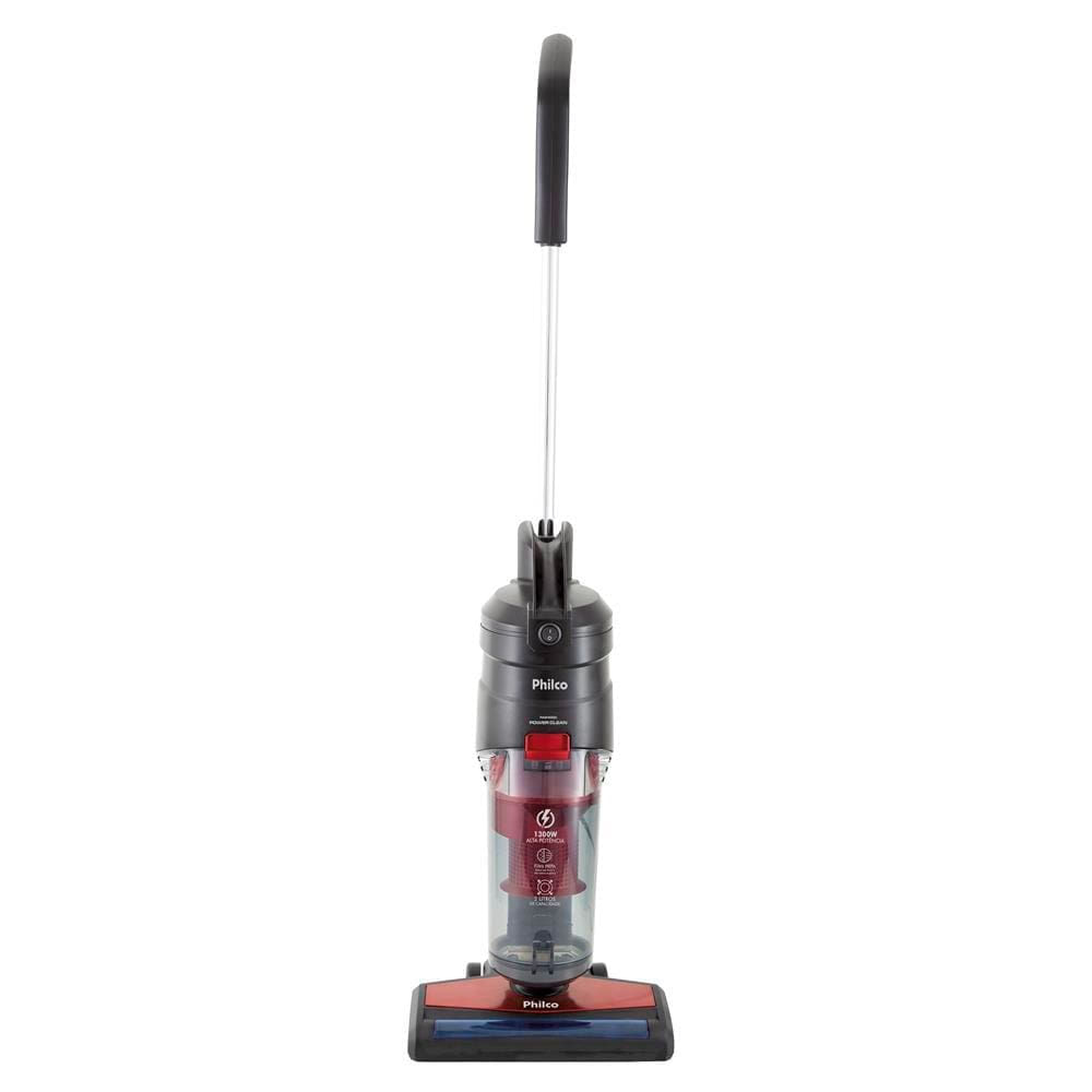 Aspirador de Pó Vertical Philco Power Clean PAS4000V 2000W – Preto/Vermelho Preto / 110