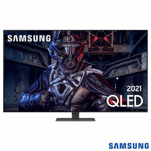 Smart TV 4K Samsung QLED 55" Polegadas com Modo Game, Alexa Built in e Wi-Fi - 55Q80AA