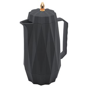 Garrafa Térmica Lyor Diamond de Plástico Cinza 1L