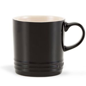 Caneca de Espresso Preto Black Onix Le Creuset