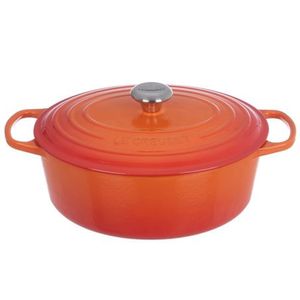 Panela Oval Signature 31 cm Laranja Le Creuset
