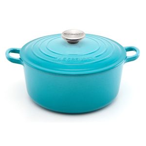 Panela Redonda Signature 20 cm Azul Caribe Le Creuset