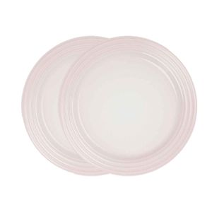 Prato Raso 2 Peças 22 cm Rosa Shell Pink Le Creuset
